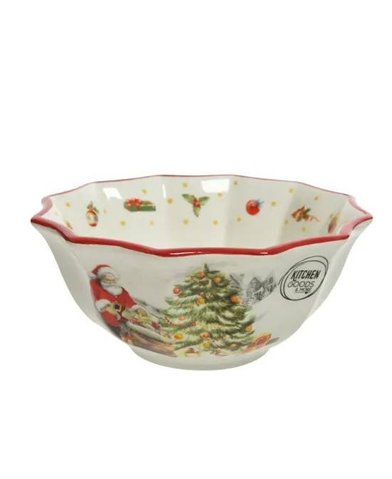 BOWL NAVIDAD PAPA NOELD.15cm x H.4.8cm