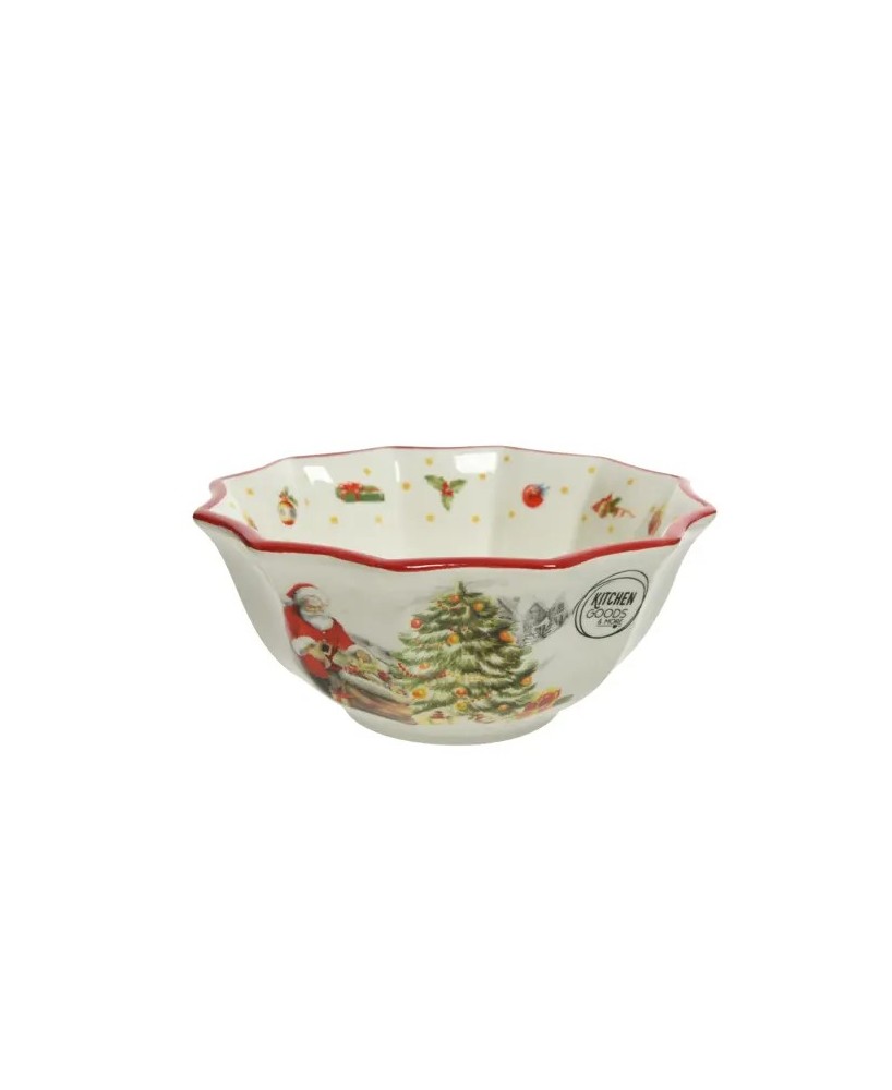 BOWL NAVIDAD PAPA NOELD.15cm x H.4.8cm