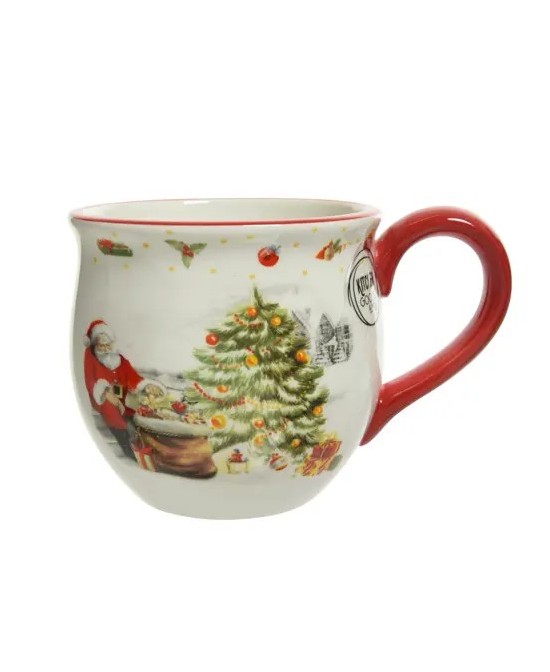 TAZA NAVIDAD PAPA NOELD.15cm x H.4.8cm