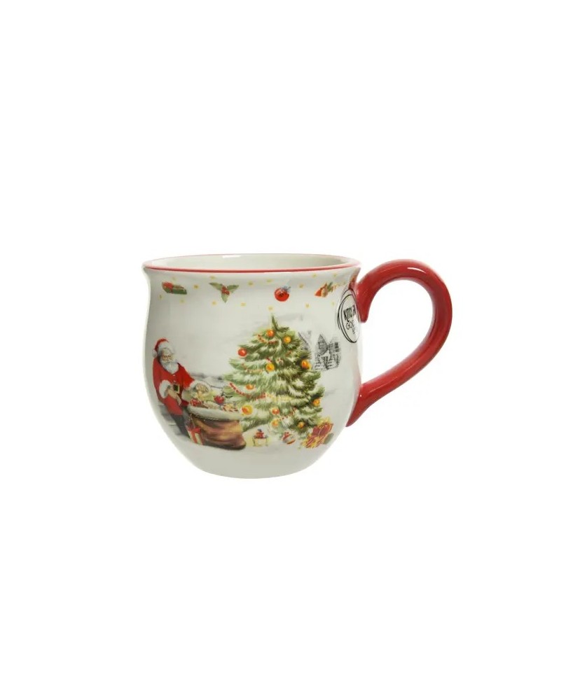 TAZA NAVIDAD PAPA NOELD.15cm x H.4.8cm