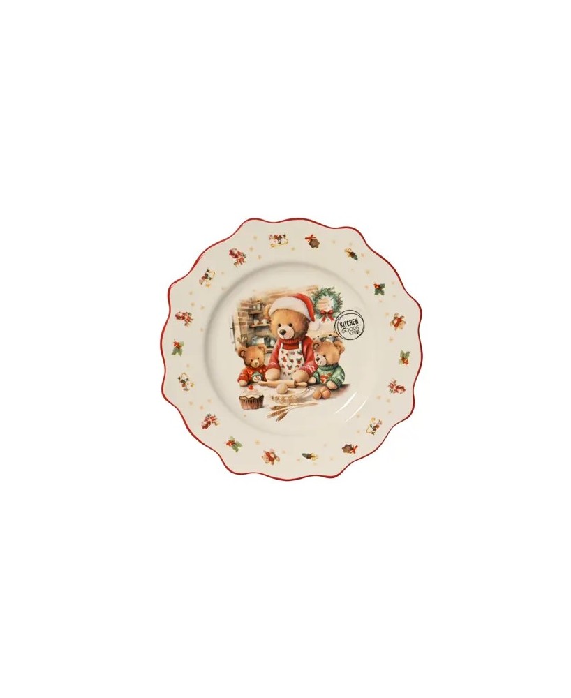 PLATO DESAYUNO NAVIDAD D.21cm x H.2.3cm