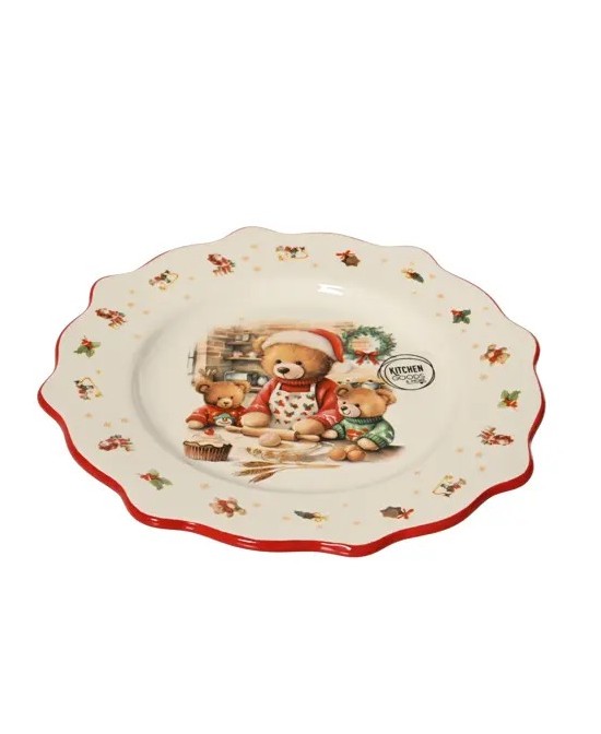 PLATO DESAYUNO NAVIDAD D.21cm x H.2.3cm