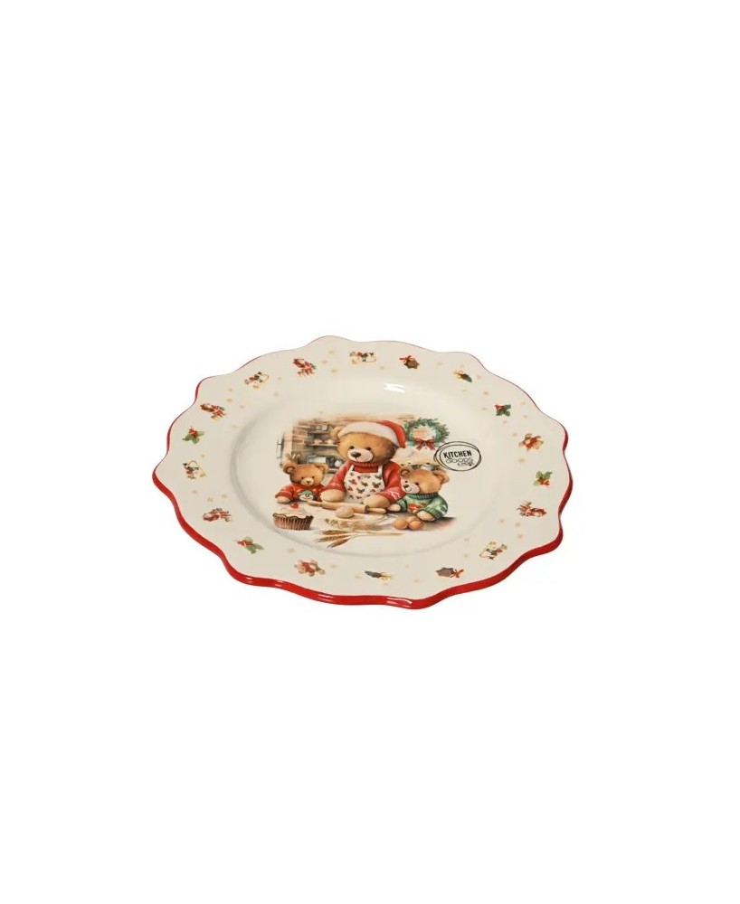 PLATO DESAYUNO NAVIDAD D.21cm x H.2.3cm