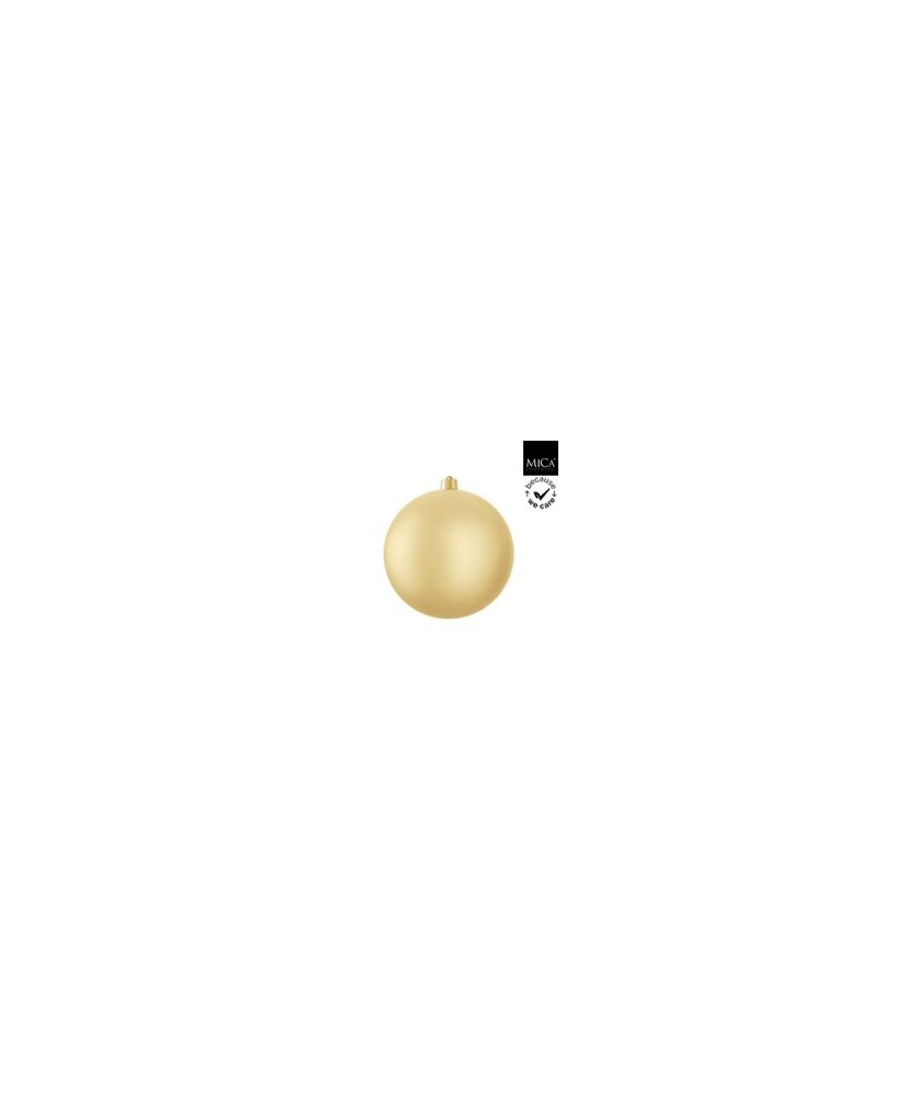 BOLA NAVIDAD DORADO MATE  D25CM IRROMPIBLE