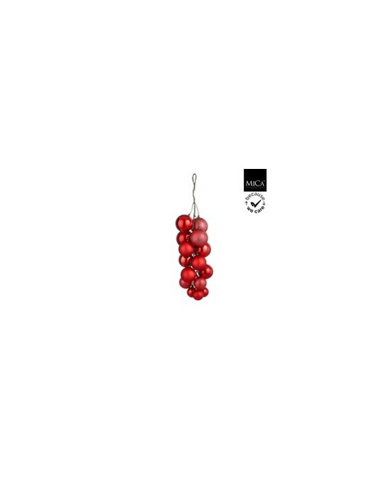 RAMILLETE BOLAS IRROMPIBLES ROJAS L16XW16XH46CM