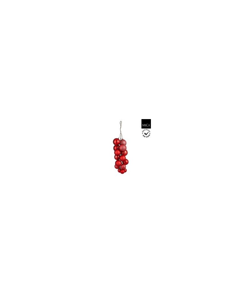 RAMILLETE BOLAS IRROMPIBLES ROJAS L16XW16XH46CM