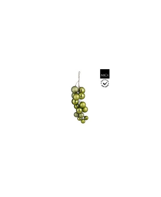 RAMILLETE BOLAS IRROMPIBLES VERDES L16XW16XH46CM
