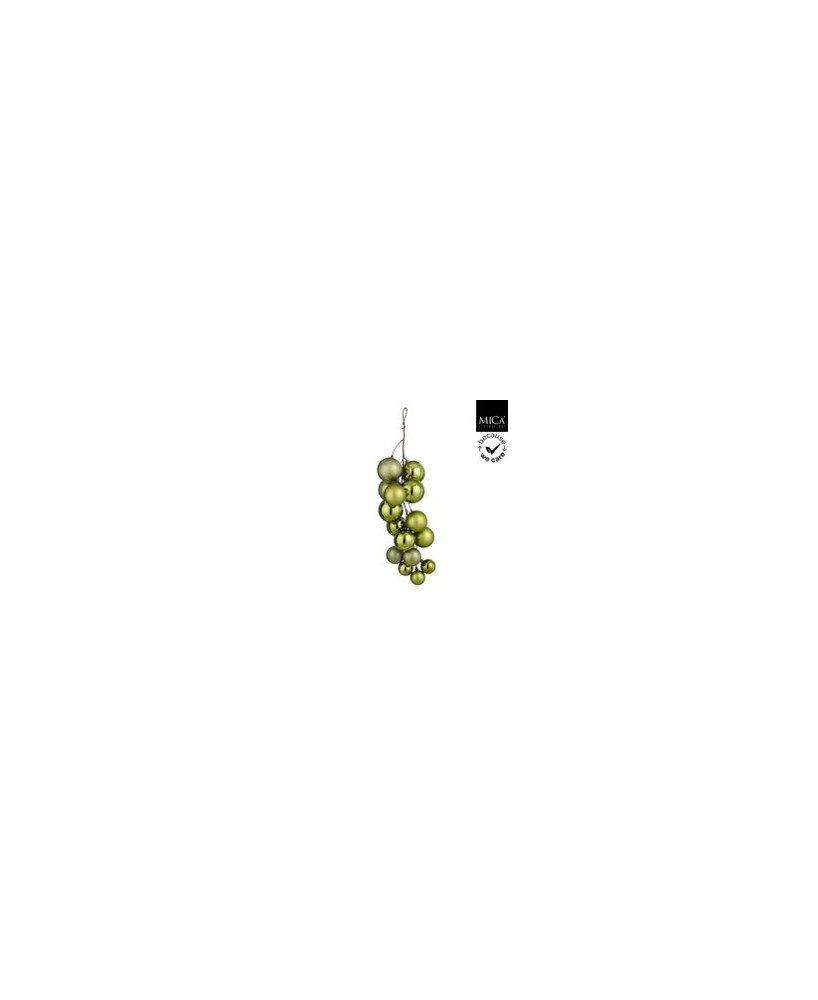 RAMILLETE BOLAS IRROMPIBLES VERDES L16XW16XH46CM