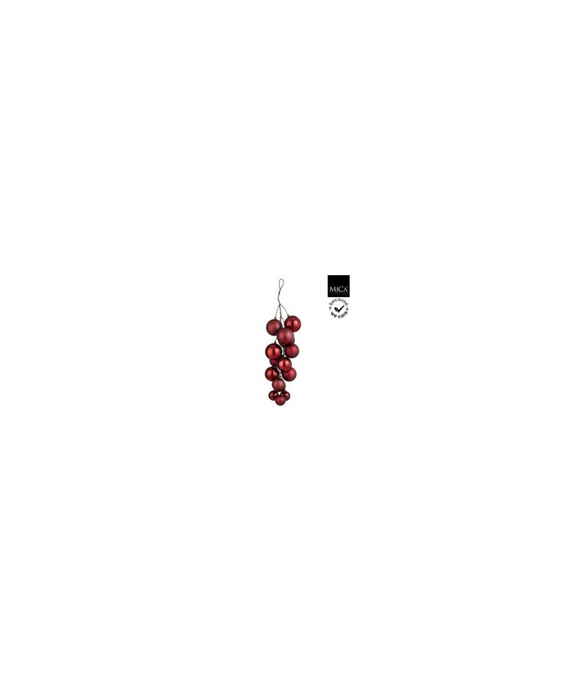 RAMILLETE BOLAS IRROMPIBLES ROJAS L16XW16XH46CM
