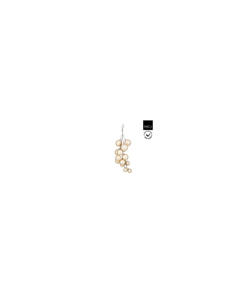 RAMILLETE BOLAS IRROMPIBLES CREMA L16XW16XH46CM