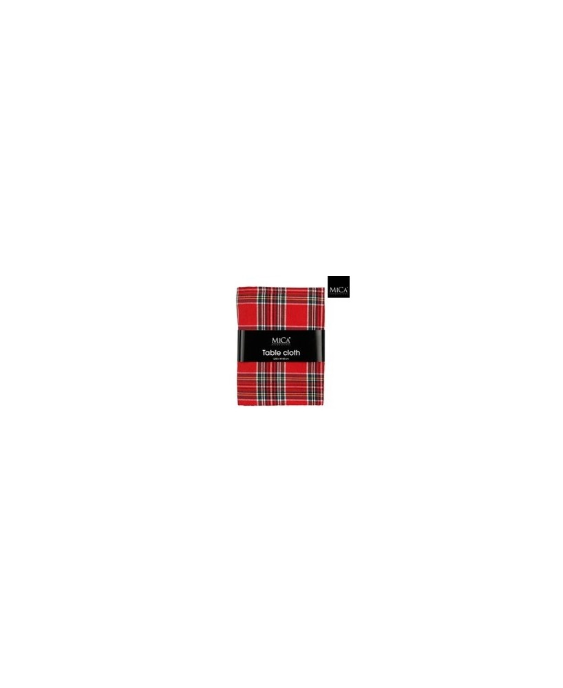 MANTEL ROJO L250XW140CM