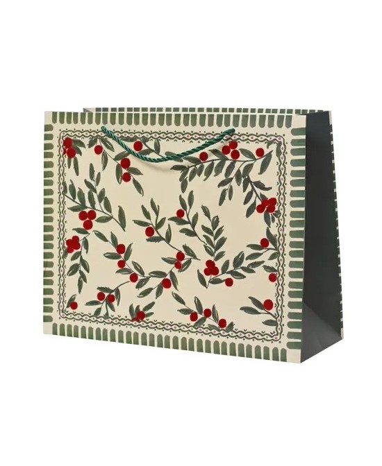 BOLSA PARA REGALO FRUTOS ROJOS L.42cm x W.12cm x H.30cm