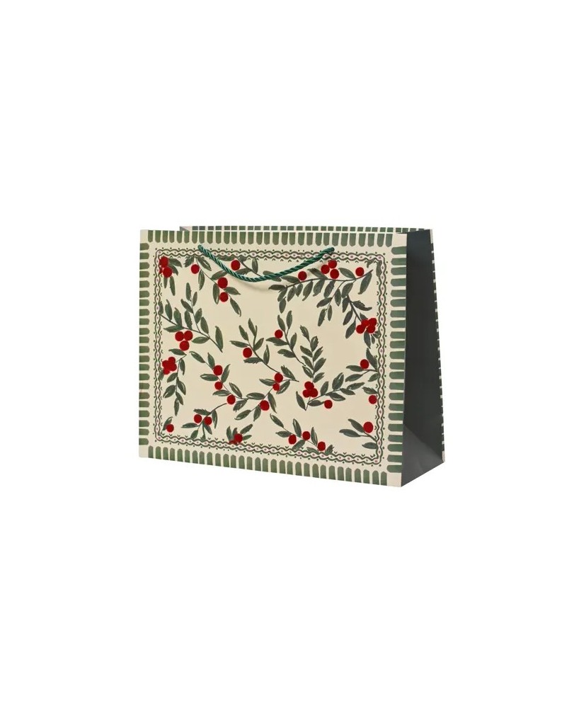 BOLSA PARA REGALO FRUTOS ROJOS L.42cm x W.12cm x H.30cm