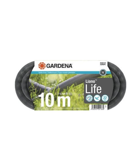 Manguera Liano Life 15 m | Flexible, Duradera y Antitorsión