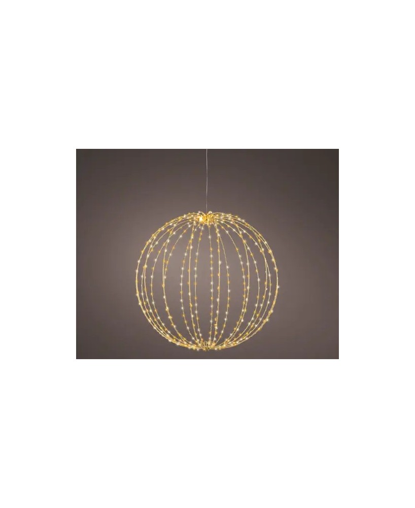 GUIRNALDA MICROLED CON BOLAS METALICAS 58CM