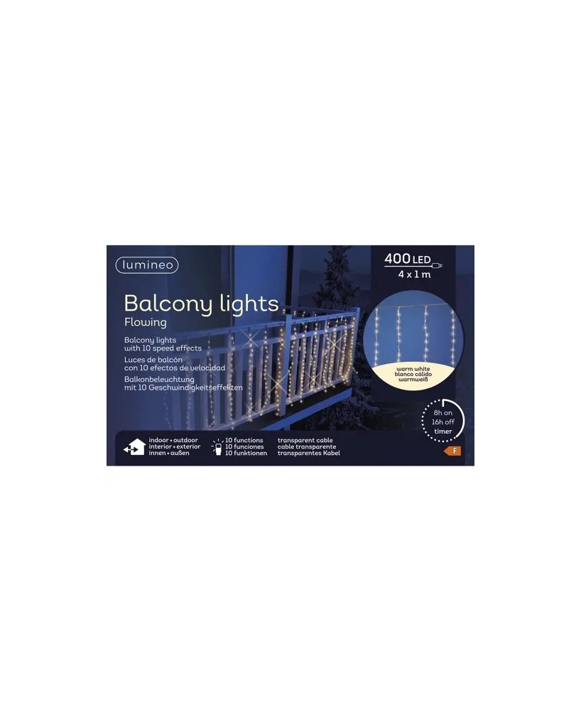 CORTINA LED BALCONES 400X100CM