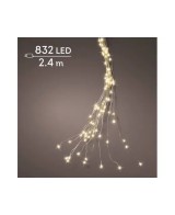 GUIRNALDA LED LUZ PARPADEANTE 240CM VERDE