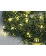 GUIRNALDA DE LUCES LED PLATA/BLANCO CALIDO 895CM