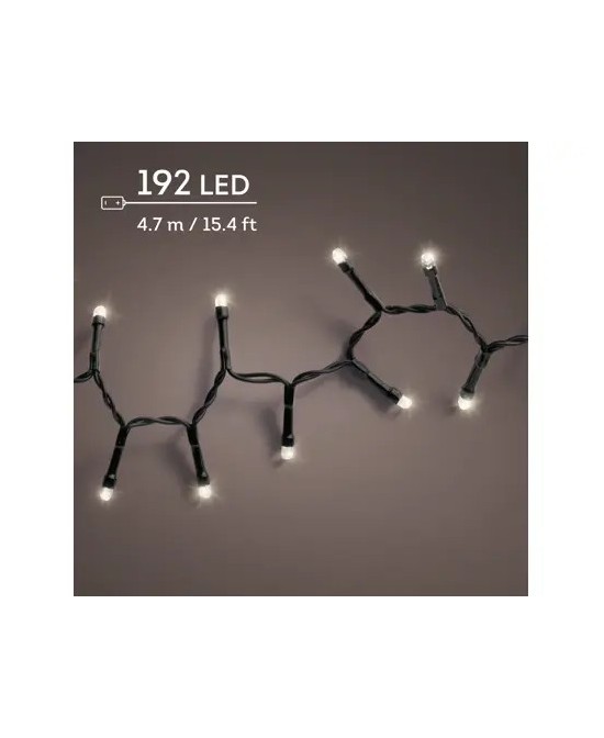GUIRNALDA DE LUCES LED NEGRO / CALIDO 470L
