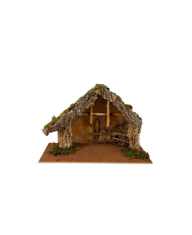 PESEBRE   LED MADERA NATURAL/MARRON  L58cm