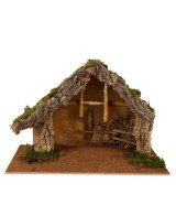 PESEBRE   LED MADERA NATURAL/MARRON  L58cm