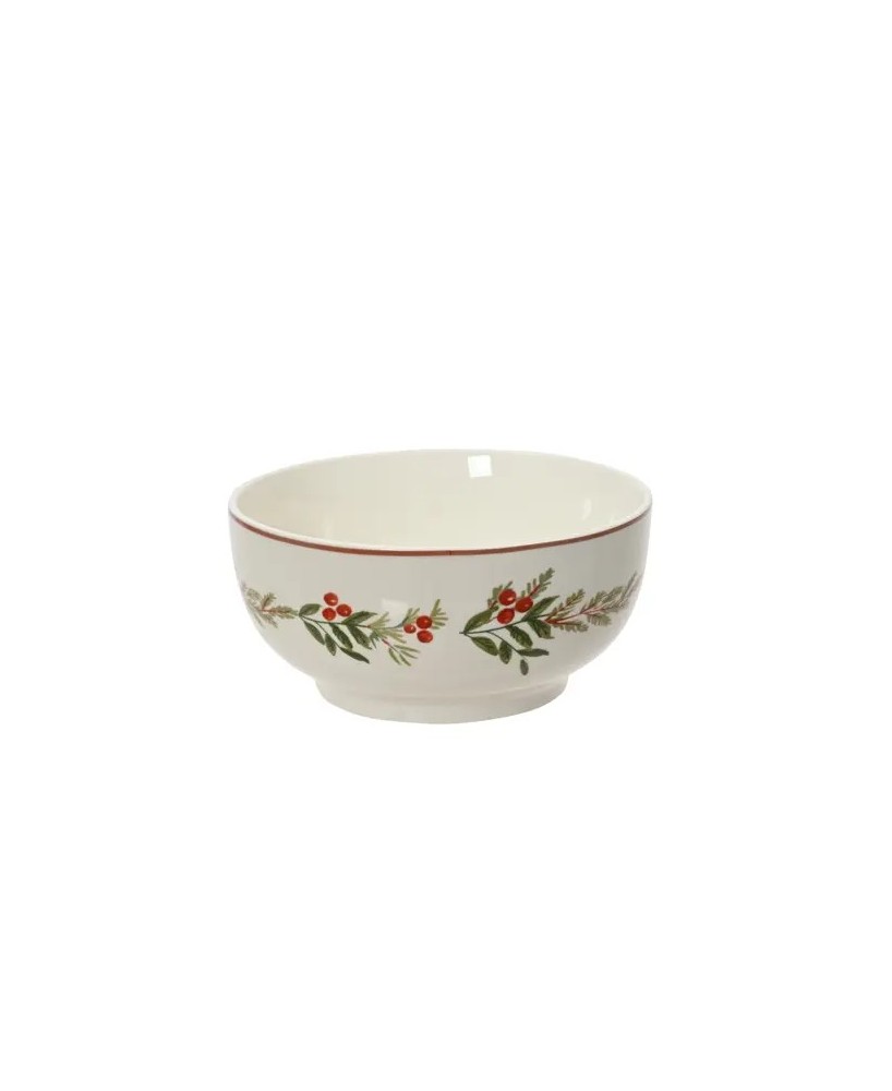 BOWL PORCELANA NAVIDAD D.14cm x H.6.3cm