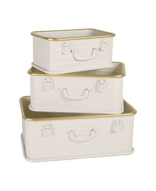 CAJA METALICA GRANDE BLANCA