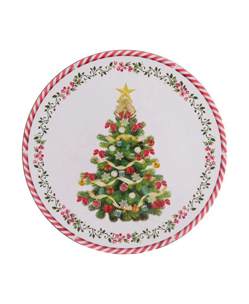 PLATO ABETO NAVIDEÑO D33CM