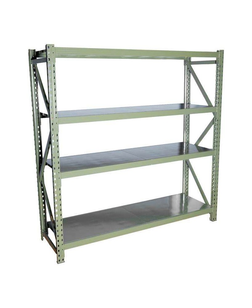 ESTANTERIA METALICA 200X60X220CM VERDE