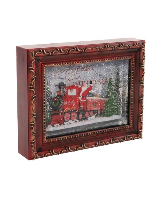 CUADRO NAVIDEÑO MUSICA Y MOVIMIENTO 24X6X19CM