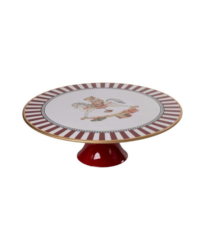 BANDEJA PEDESTAL CABALLITO D22X10CM