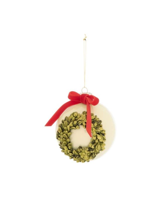 BOLA VERDE DEC GUIRNALDA D10CM