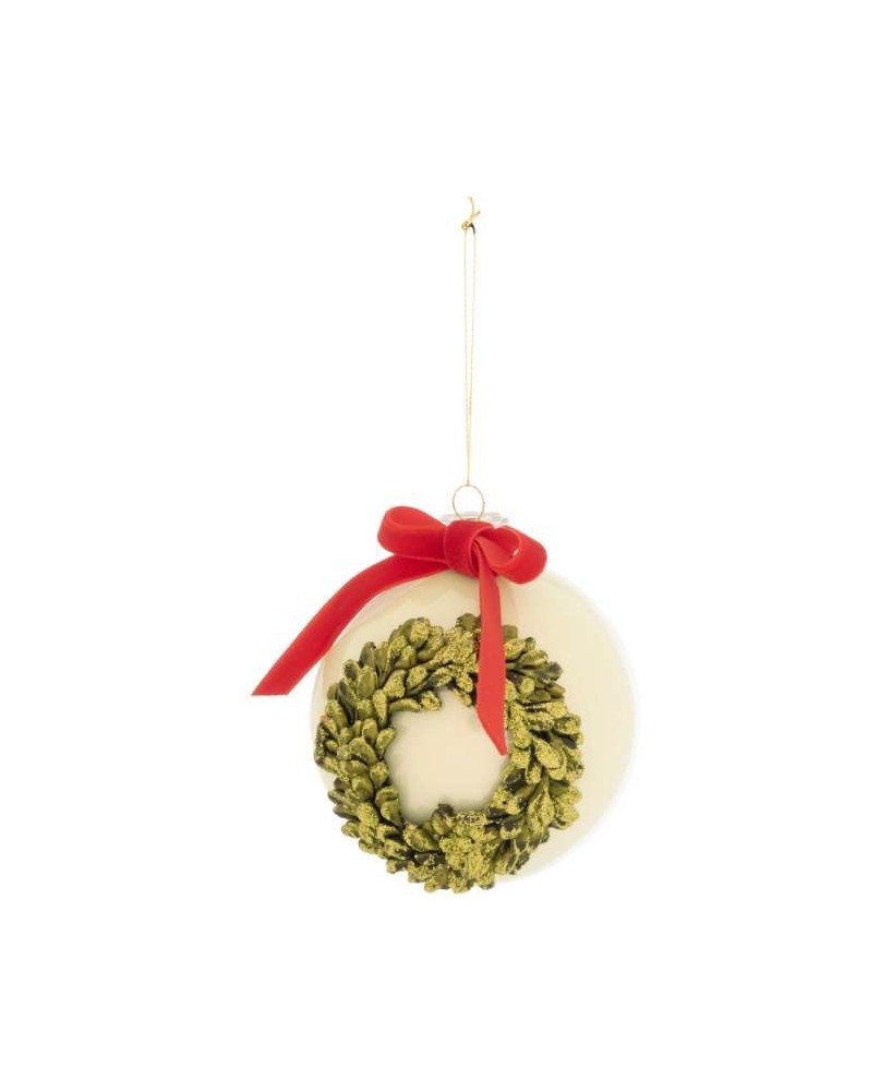 BOLA VERDE DEC GUIRNALDA D10CM