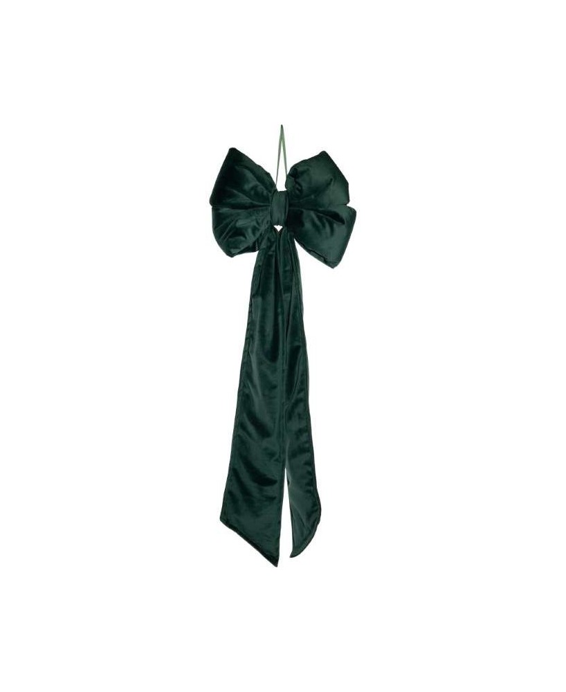 LAZO DE TERCIOPELO VERDE H75CM