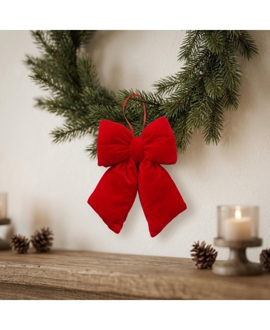 COLGANTE DECORATIVO BOWY BOW L30CM  H6.5CM