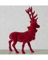 FIGURA CIERVO JOSA H38.5CM ROJO OSURO