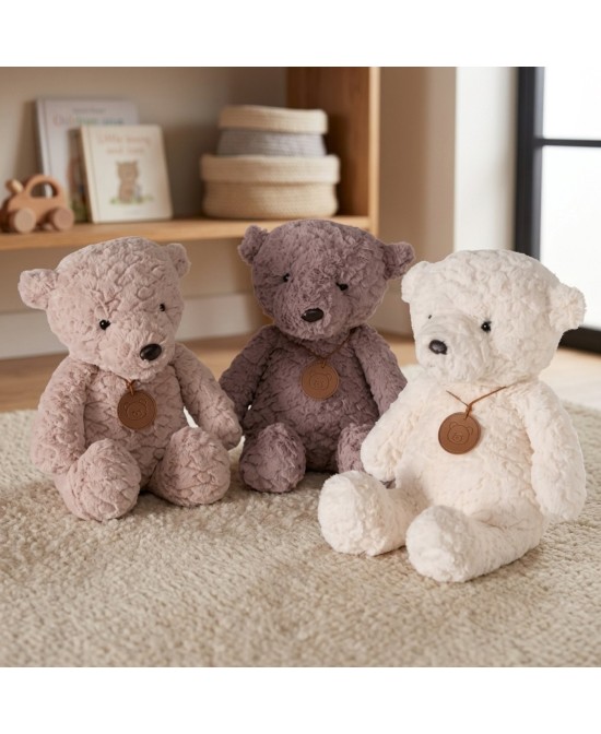 OSO DE PELUCHE BRUNO H35CM BEIGE MARRON