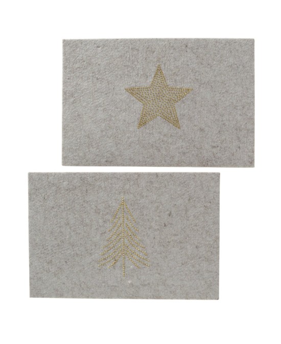 MANTEL INDIVIDUAL GLITZA NAVIDEÑO