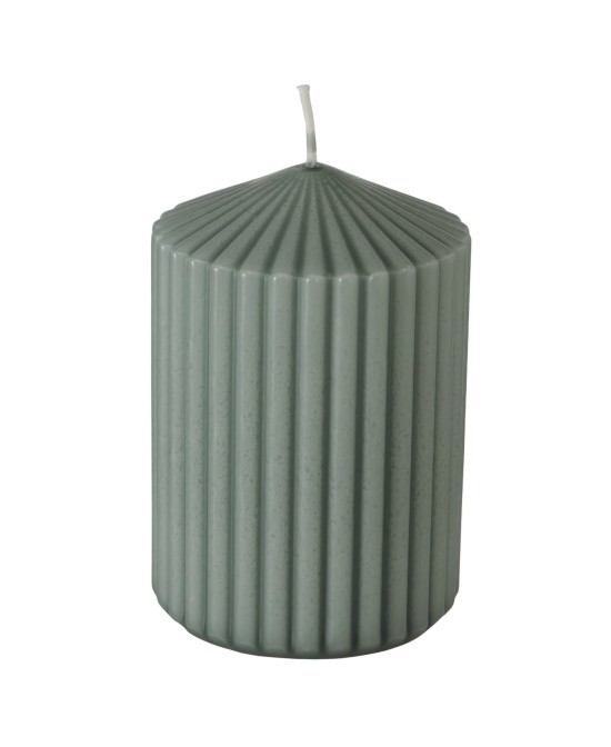 VELA PILAR RILLEA H10CM D7CM VERDE