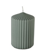 VELA PILAR RILLEA H10CM D7CM VERDE