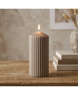 VELA PILAR RILLEA H15CM D7CM TAUPE