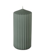 VELA PILAR RILLEA H15CM D7CM  VERDE