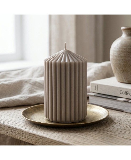 VELA PILAR RILLEA H10CM D7CM TAUPE