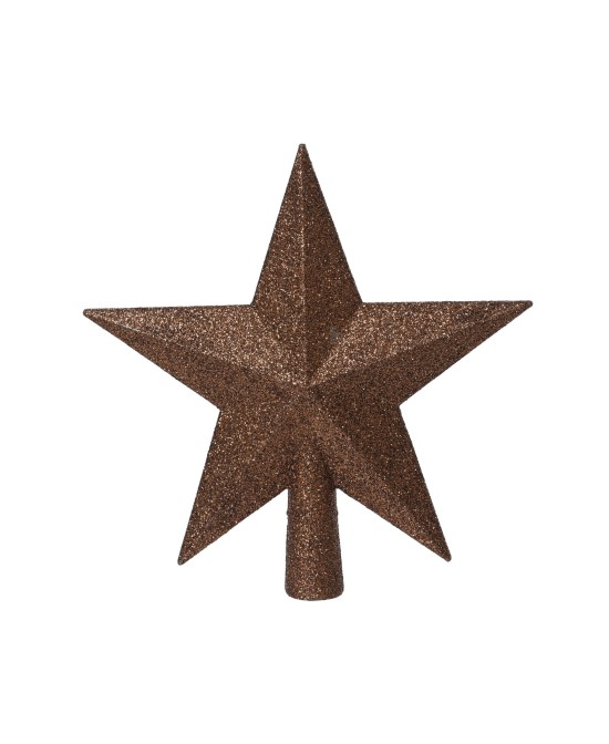 ESTRELLA GLITER  COPA PINO  L.4.2cm x W.19cm x H.19cmCHOCOLATE