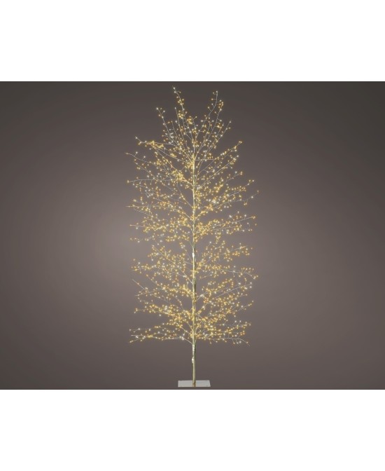 ARBOL MICROLED DORADO LUZ CALIDA  D.80cm x H.180cm