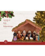 NACIMIENTO NAVIDEÑO PESEBRE  L26.2CM