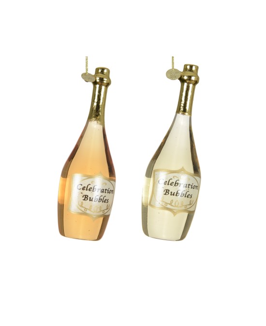 BOTELLA DE CRISTAL PARA COLGAR  L.4.5cm x W.4.5cm x H.14cm