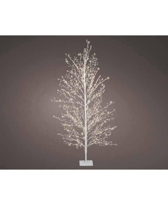 ARBOL MICROLED BLANCO  LUZ CALIDA  D.60cm x H.150cm