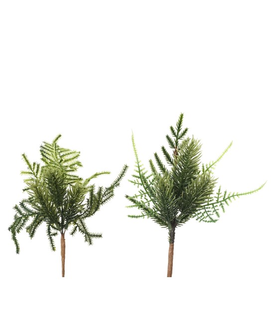 Rama Mariposa Decorativa Verde D8xH22 cm  Arreglo Floral Natural | Endanea Garden