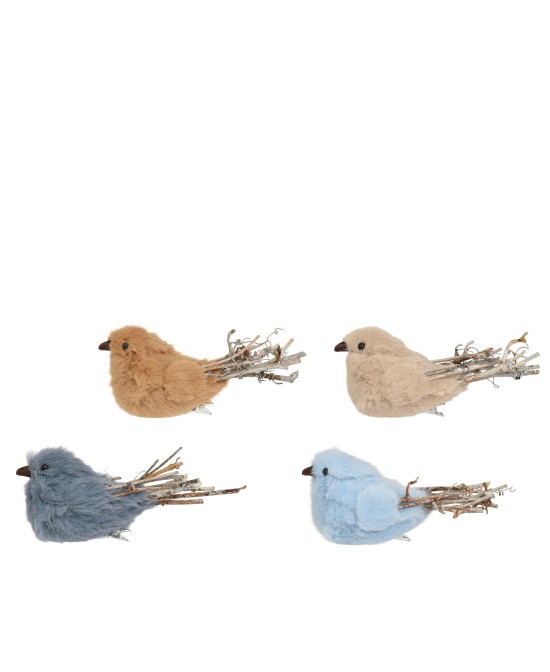 PAJARO EN CLIP L.12cm x W.5cm x H.6cm